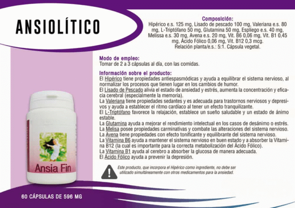 AnsiaFin 60 capsulas
