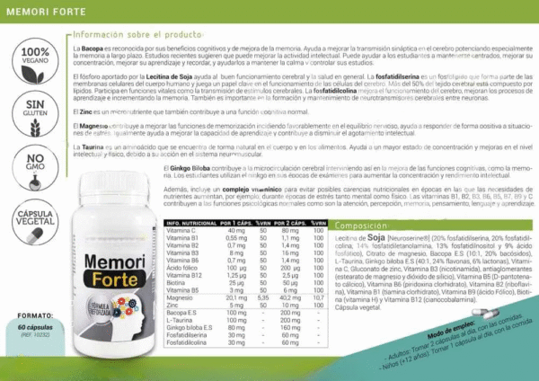 Memori Forte 60 capsulas