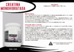 Creatina Monohidratada Polvos
